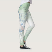 Elegante chique botanische vogel leggings (Rechts)