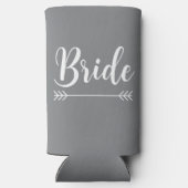 elegante chique BRUID | Seltzer Blikjeskoeler (Achterkant)