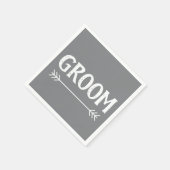 elegante chique BRUIDEGOM | Servet (Hoek)
