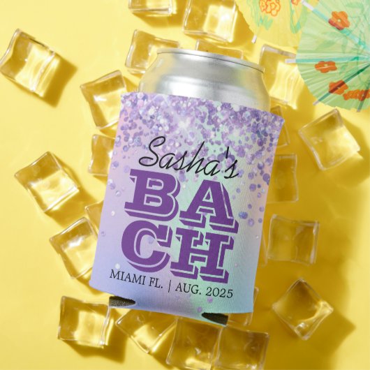 Elegante Chique Bruidsfeest Persoonlijk Blikjeskoeler (Insitu Zomer)