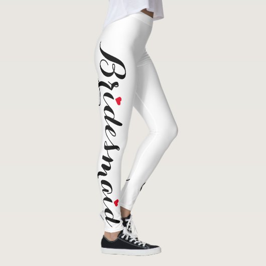 Elegante Chique Bruidsmeisje Trouw Bachelorette Fe Leggings (Rechts)