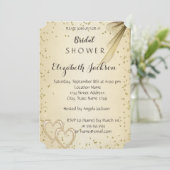 Elegante Chique Diamanten Bruidsmeisjesfeest Kaart (Staand voorkant)