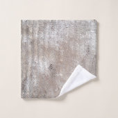 Elegante chique faux bruin goud sprankelende glitt bad handdoek (Wasdoekje)