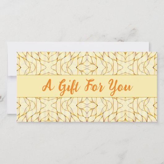 Elegante Chique Gouden Certeficaten (Eenvoudige Lu (Voorkant)