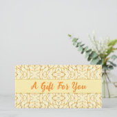 Elegante Chique Gouden Certeficaten (Eenvoudige Lu (Staand voorkant)