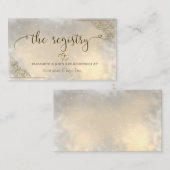 Elegante Chique Gouden Harten Trouwregister Informatiekaartje (Voorkant / Achterkant)