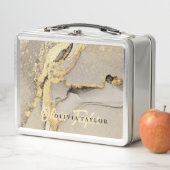 Elegante chique gouden marmer Gepersonaliseerde na (In situ)