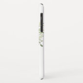 Elegante chique gouden monogram groen Case-Mate iPhone case (Achterkant/links)