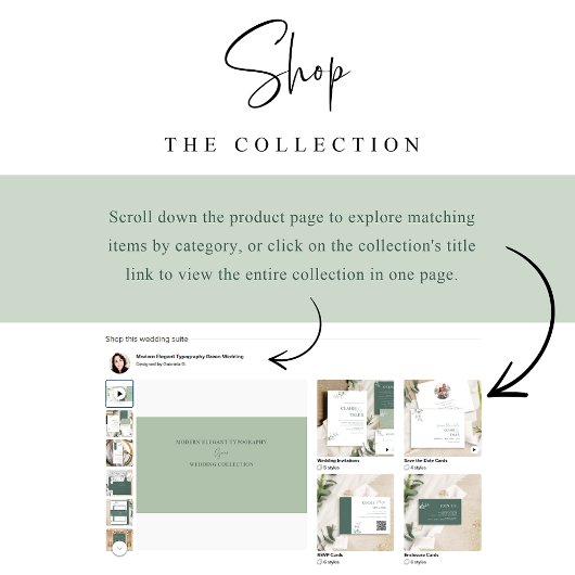 Elegante chique groene en witte bruiloft cadeaulabel