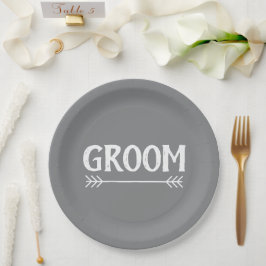 elegante chique GROOM | Papieren Bordje