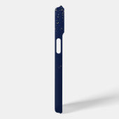 Elegante chique jurk navyblauw Case-Mate iPhone case (Achterkant / Rechts)