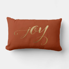 Elegante chique kerst goud terracotta vakantie vre kussen