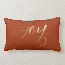 Elegante chique kerst goud terracotta vakantie vre kussen