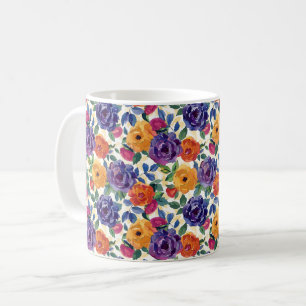Elegante chique kleurrijke stijlvolle moderne roze koffiemok