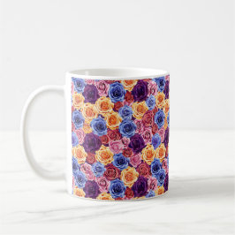 Elegante chique kleurrijke stijlvolle moderne roze koffiemok