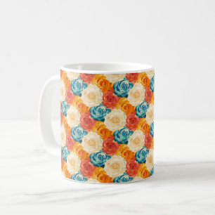 Elegante chique kleurrijke stijlvolle moderne roze koffiemok