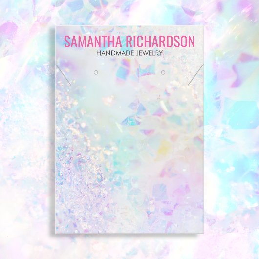 Elegante chique kwarts kristal sieraden display ho visitekaartje