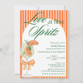 Elegante chique liefde op het eerste Spritz Vrijge Kaart (Voorkant)