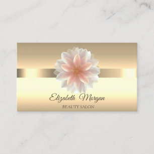 Elegante Chique Lotusbloem Make-up Visitekaartje