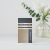 Elegante chique luxe hedendaagse gouden glitter visitekaartje (Staand voorkant)