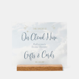 Elegante chique op Cloud Nine Vrijgezellenfeest Acryl Bord