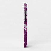 Elegante chique paarse violette abstracte patroon Case-Mate iPhone case (Achterkant/links)