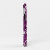 Elegante chique paarse violette abstracte patroon Case-Mate iPhone case (Achterkant/rechts)