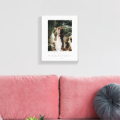 Elegante chique Passen getrouwd bruiloft foto mode Canvas Afdruk (Insitu (Woonkamer))