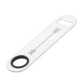 elegante chique PIJL | Speed Flessenopener (Voorkant Gekanteld)