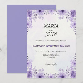 Elegante chique romantische minimalistische klassi kaart