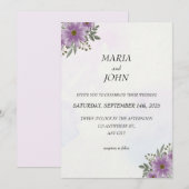 Elegante chique romantische minimalistische klassi kaart (Voorkant / Achterkant)