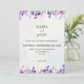 Elegante chique romantische minimalistische klassi kaart (Staand voorkant)