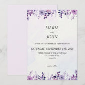 Elegante chique romantische minimalistische klassi kaart (Voorkant / Achterkant)