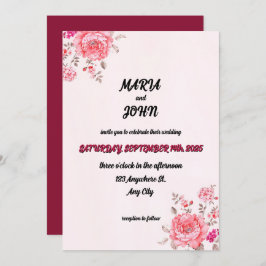 Elegante chique romantische minimalistische klassi kaart