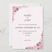 Elegante chique romantische minimalistische klassi kaart (Voorkant)