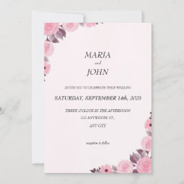 Elegante chique romantische minimalistische klassi kaart