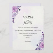 Elegante chique romantische minimalistische klassi kaart (Voorkant / Achterkant)