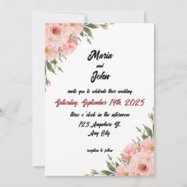 Elegante chique romantische minimalistische klassi kaart