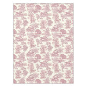 Elegante chique roze rustieke paarden Toile Tafelkleed (Voorkant)