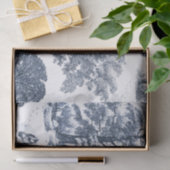 Elegante chique rustieke paarden blauw wit toilet tissuepapier (Geschenk)