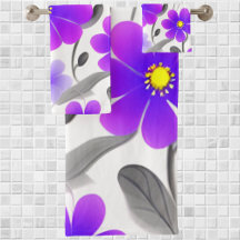 Elegante chique stijlvolle paarse bloemen