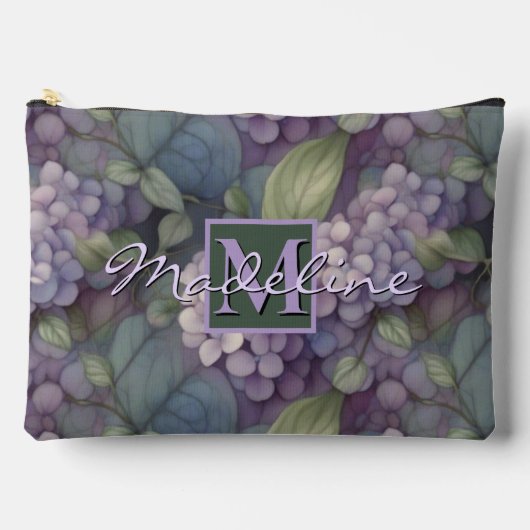 Elegante chique stoffige paarse boho waterverf blo etui (Voorkant)