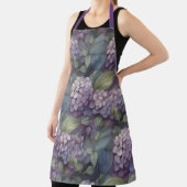 Elegante chique stoffige paarse boho waterverf blo schort (Insitu)