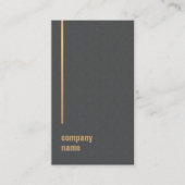 Elegante chique textuur grijs faux goud consultant visitekaartje (Voorkant)