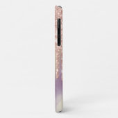 Elegante Chique Tiara Glitter Drips Ombre Case-Mate iPhone Case (Achterkant/links)