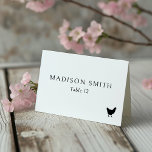 Elegante chique typografie Bruiloft Menu Keuze Pic Kaart<br><div class="desc">Deze chique typografie bruiloft menu optie plaats kaarten kunnen worden gepersonaliseerd met elke gast naam en de gekozen maaltijd optie - gebruik het ontwerp gereedschap om de opties die u wilt (rundvlees, kip, varkensvlees, vegetarisch, vis, kalkoen, hert) in of uit te schakelen. Dit ontwerp kan in elke kleur worden aangepast...</div>