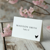 Elegante chique typografie Bruiloft Menu Keuze Pic