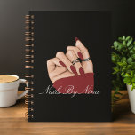 Elegante chique typografie Nail Beauty Salon Zwart Planner<br><div class="desc">Een elegante Chic Nail Salon Manicurist Afspraakplanner is een stijlvolle en georganiseerde planner die is ontworpen voor het plannen van klantafspraken. Met een chique,  modern ontwerp helpt het nagelsalonprofessionals hun boekingen efficiënt te beheren met behoud van een verfijnde,  professionele uitstraling.</div>