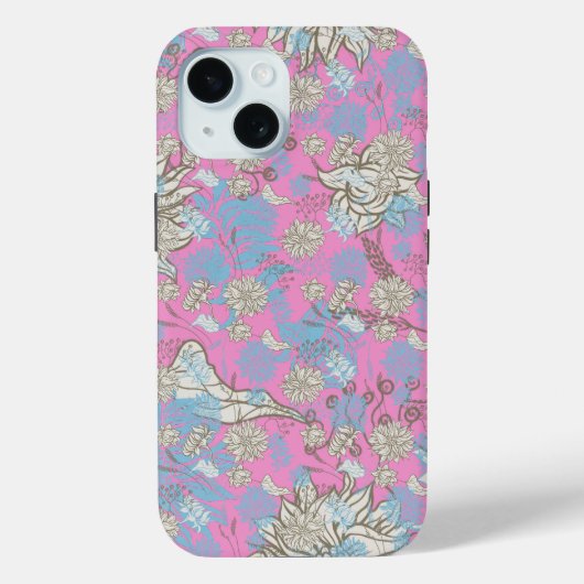 Elegante chique wilde bloem Case-Mate iPhone case (Achterkant)