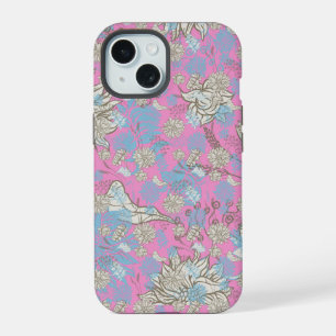 Elegante chique wilde bloem iPhone 15 case